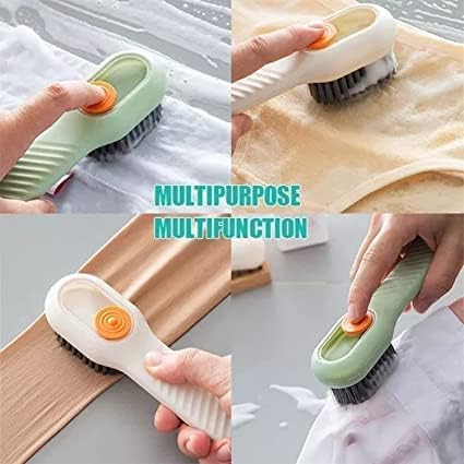 Automatic Liquid Shoe Cleaning Brush with Built-in Soap Dispenser (Pack of 2)