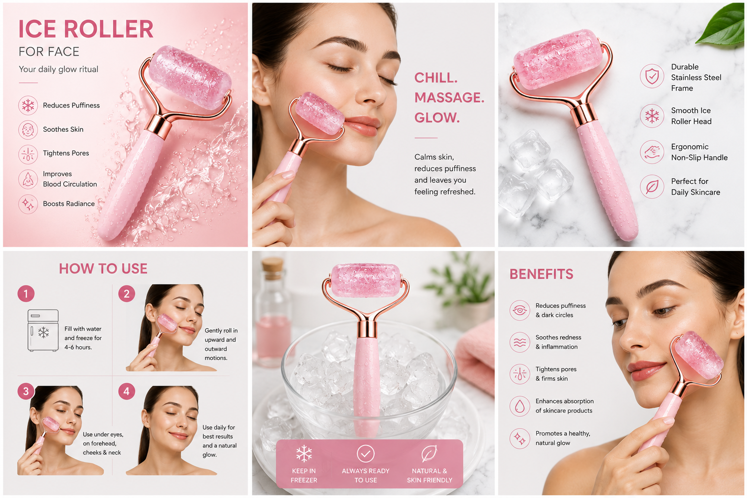 Beauty Face Massage Ice Roller